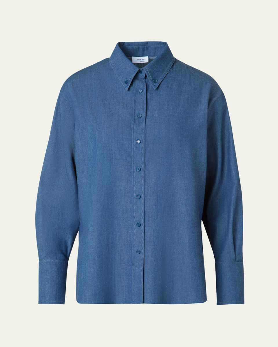 Oversized Cotton Denim Shirt